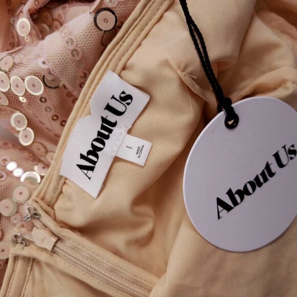 Revolve About Us Jane Sequin Halter Mini D… - Picture 8 of 11